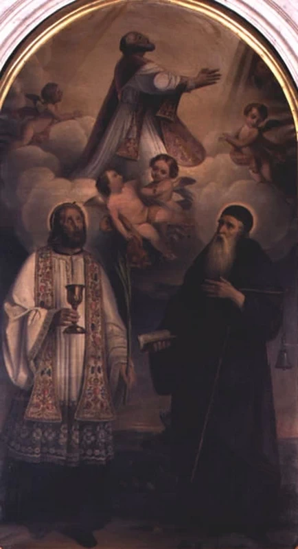 Sant'Antonio Abate, San Valentino e San Filippo - Chiesa di Sant'Adalberto, Cormons